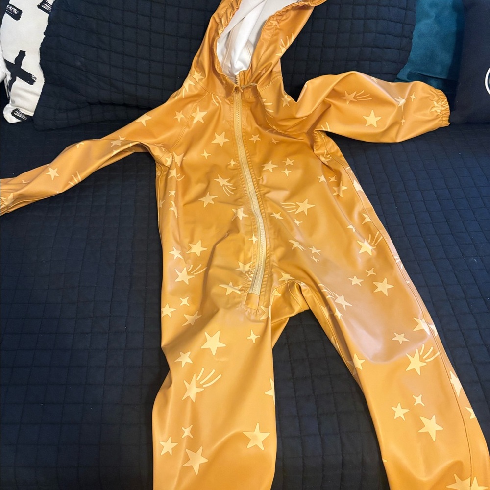 Cat & Jack Golden Star Kids Rain suit